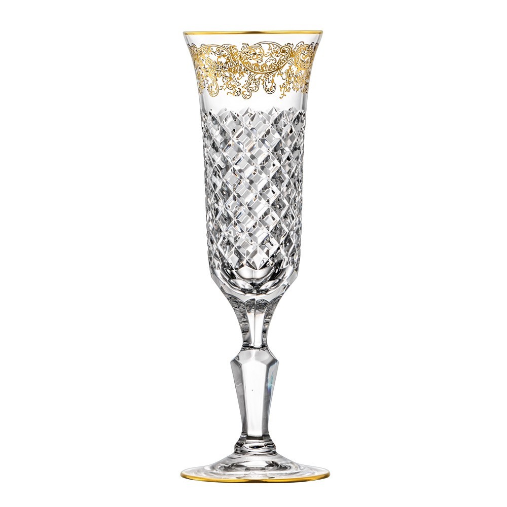 Champagne glass crystal Arabeske (21,7 cm)